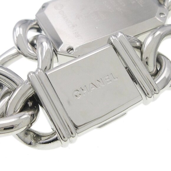 Chanel Premiere Ladies Quartz Watch #L V.M.63364 Silver Stainless Steel 57987 main image 8